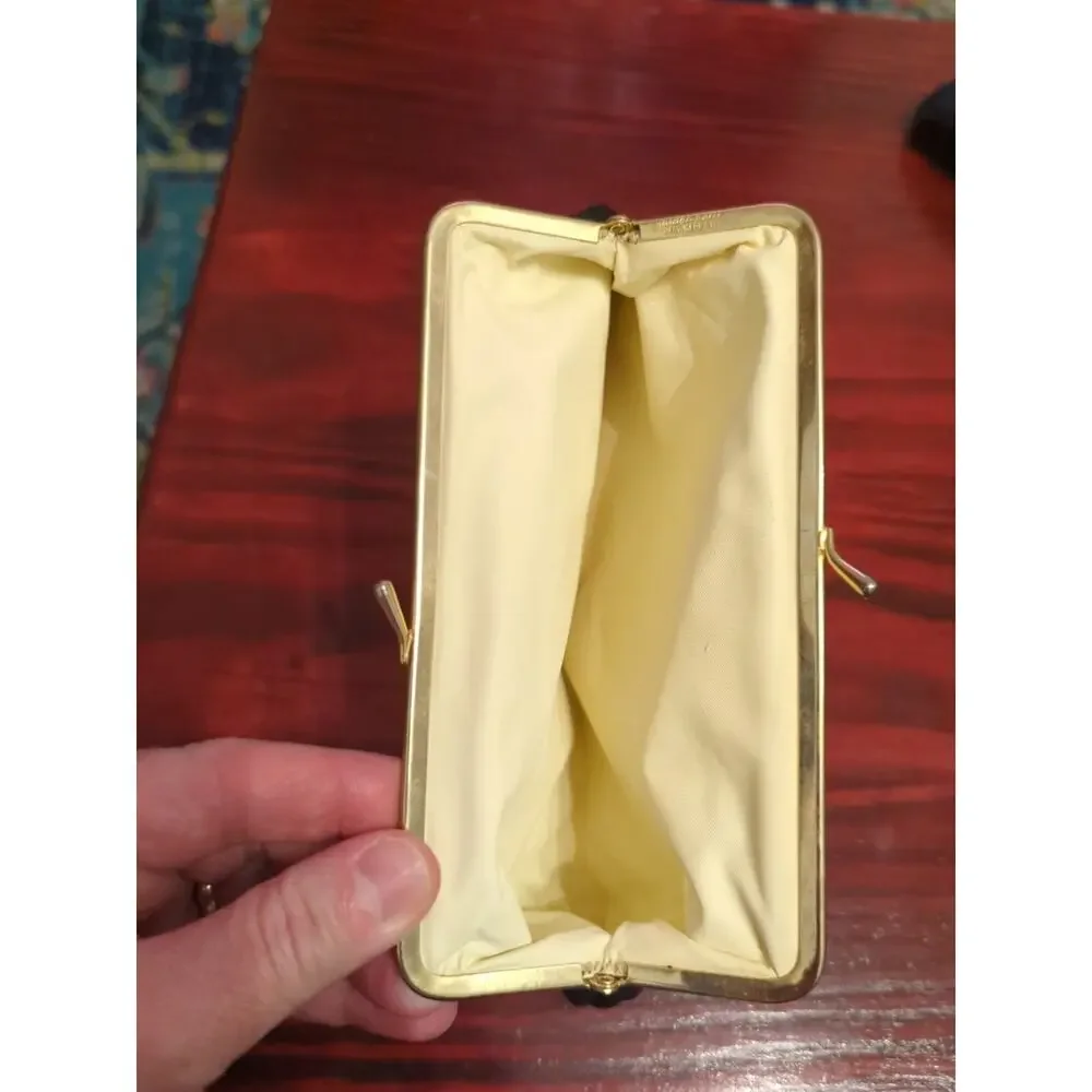 Vintage Golden Seal West Germany makeup bag